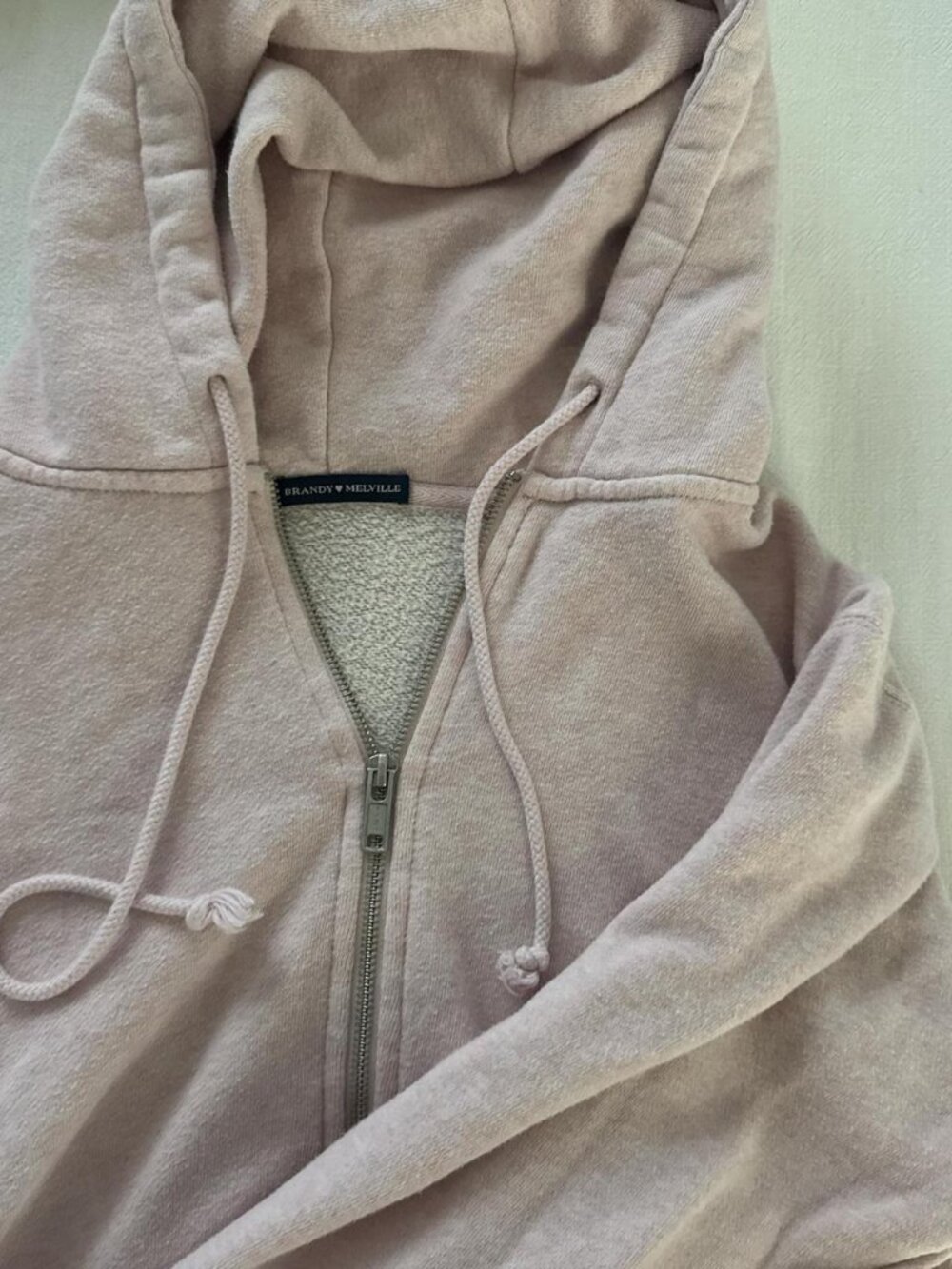 Brandy Melville Women's Pink and Purple Sweatshirt